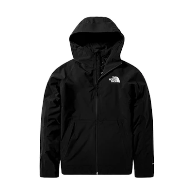 TNF Black Logo Zip-Up Hoodie Jacket for Outdoor Sports Casual. NF0A4NA2-JK3