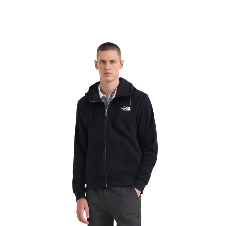 TNF  Black Solid Badge Fleece Hoodie. NJ4FP61A 圖 9