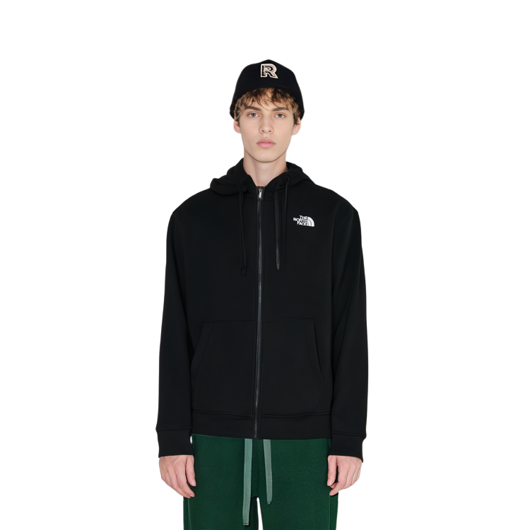 TNF  Black Solid Badge Fleece Hoodie. NJ4FP61A 圖 10