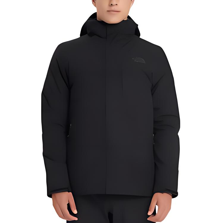 TNF  Black Waterproof 3-in-1 Logo Hooded Jacket NF0A3VSJ-KX7 圖 2
