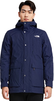 北面 蓝色三合一防水连帽夹克 户外服饰 NF0A7QPD-6U4 Lookbook 北面 蓝色三合一防水连帽夹克 户外服饰 NF0A7QPD-6U4