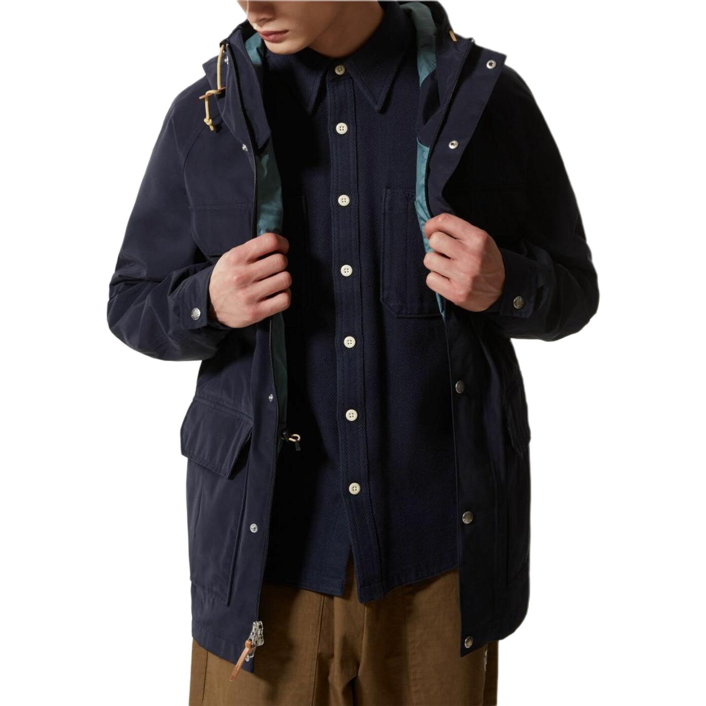 Details for ザ・ノース・フェイス ブルー 防水 フード付き 長袖 アウトドアコート NF0A55NF-TE3