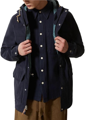 ザ・ノース・フェイス ブルー 防水 フード付き 長袖 アウトドアコート NF0A55NF-TE3 Details for ザ・ノース・フェイス ブルー 防水 フード付き 長袖 アウトドアコート NF0A55NF-TE3