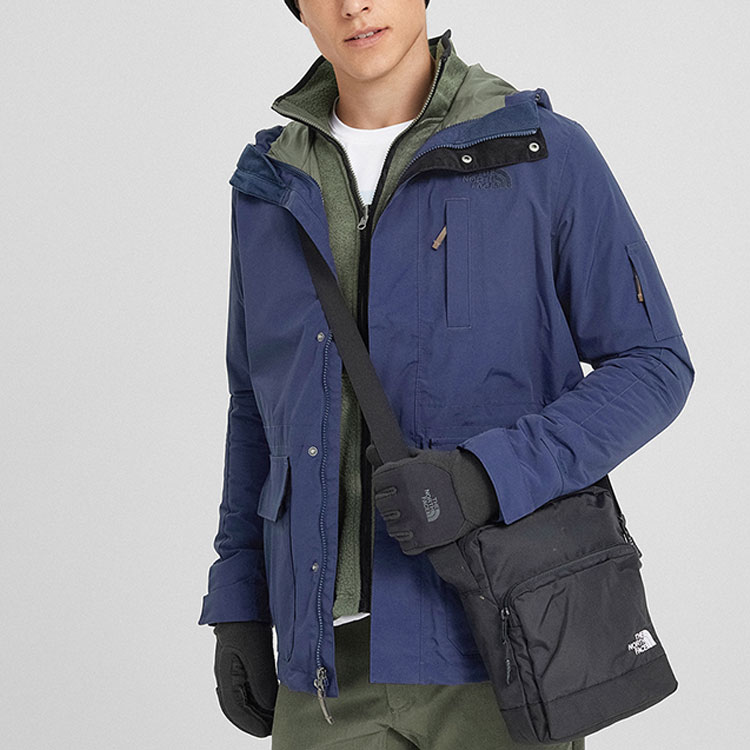 TNF  Blue Waterproof Insulated 3-in-1 Jacket with Logo Design. NF0A3VU9-H2G 圖 4