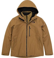 THE NORTH FACE Brown 3-in-1 Waterproof Windproof Hooded Jacket. NF0A83SL-YW3 THE NORTH FACE Brown 3-in-1 Waterproof Windproof Hooded Jacket. NF0A83SL-YW3