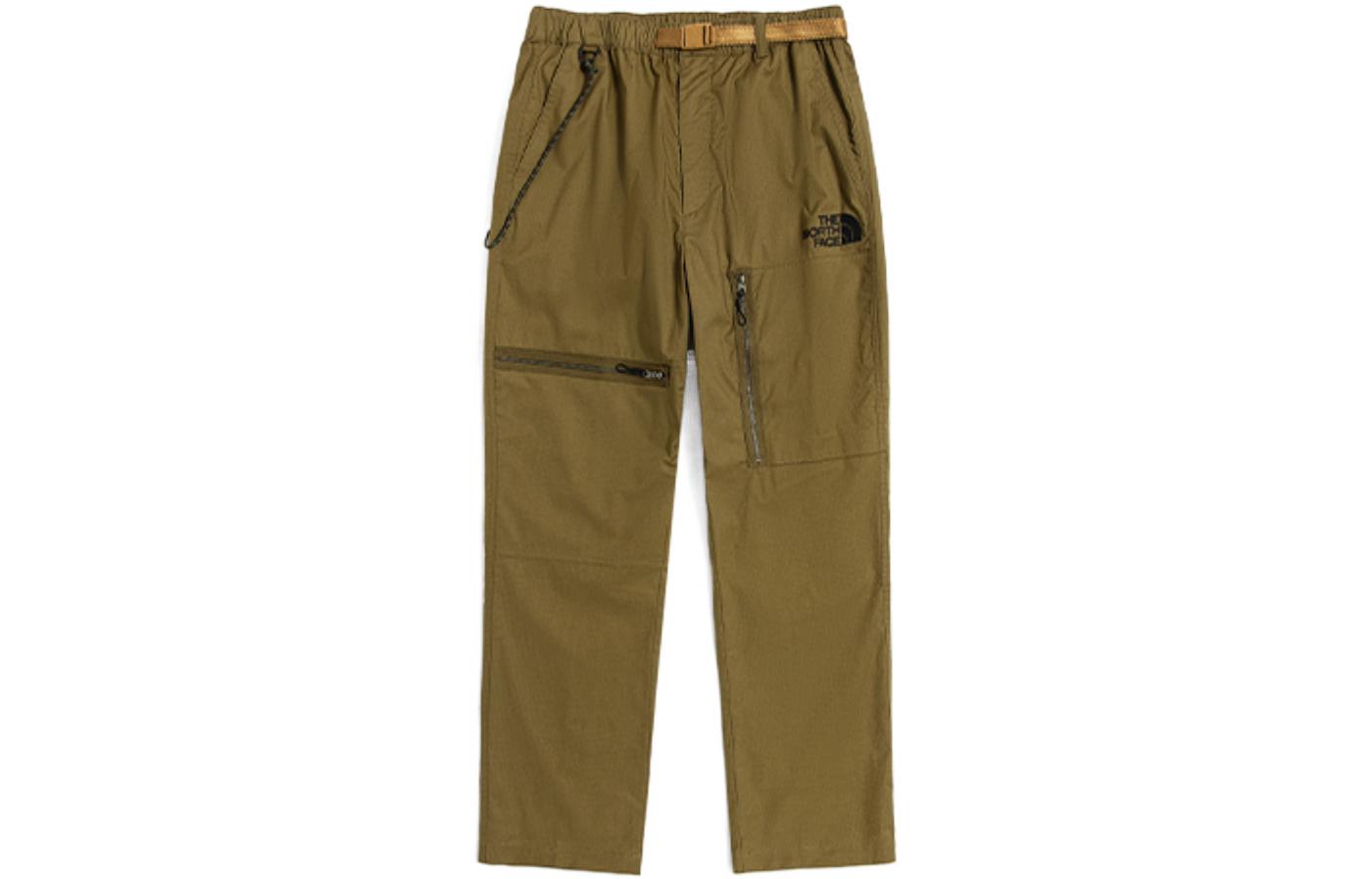 The North Face  Brown Embroidered Logo Cargo Pants Loose Fit Casual Wear. NF0A7QP7-37U