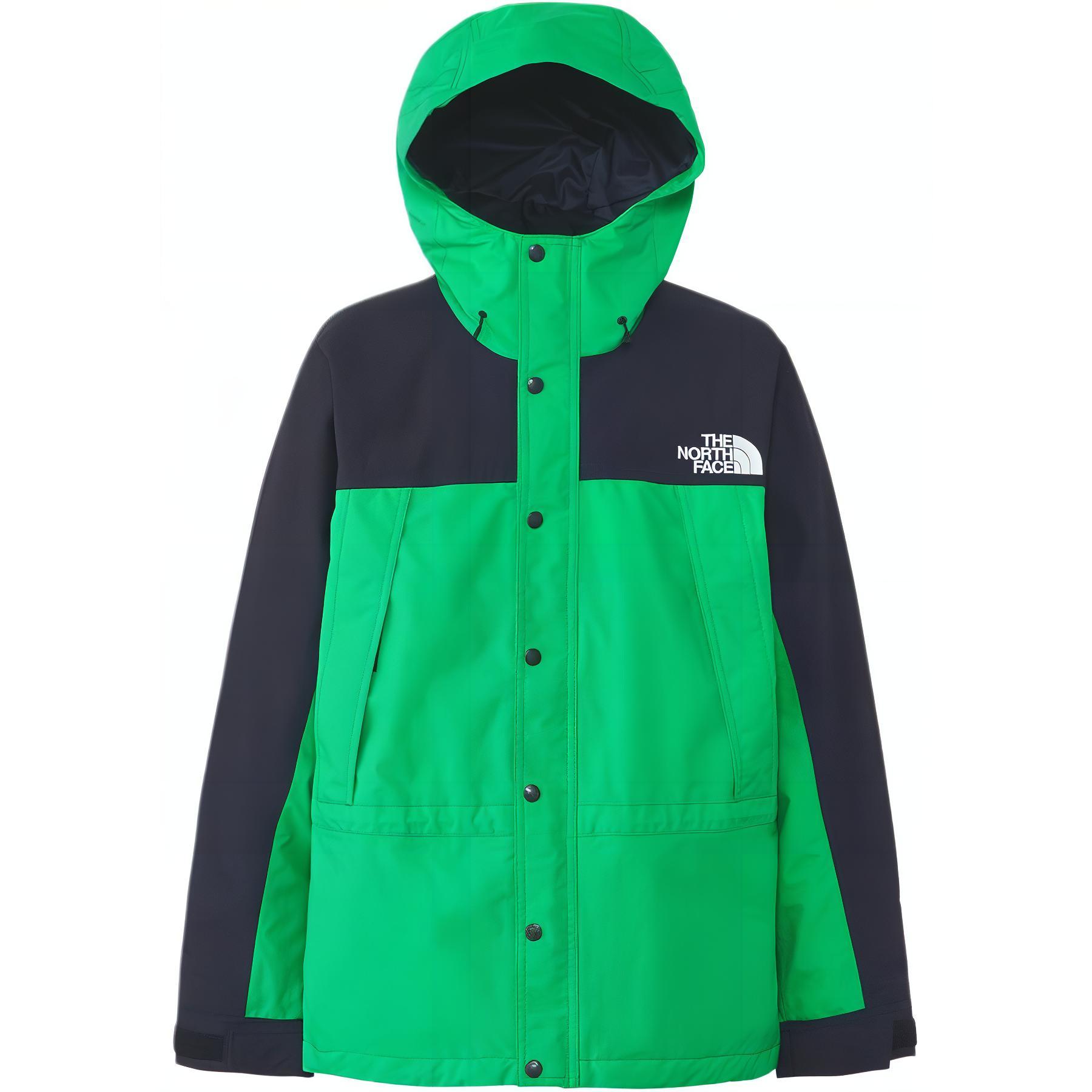 TNF  Colorblock Logo Hoodie Zip Jacket Teal Green NP62236-OK 圖 2