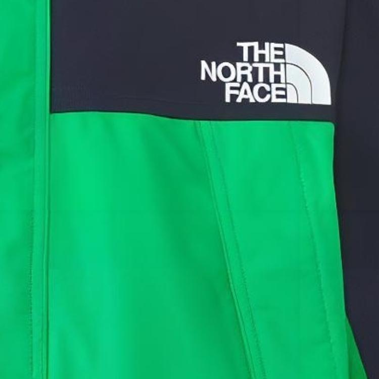 TNF  Colorblock Logo Hoodie Zip Jacket Teal Green NP62236-OK 圖 5