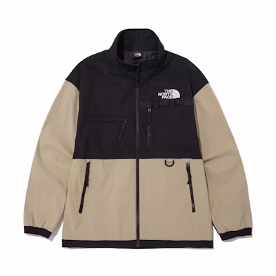THE NORTH FACE Colorblock Logo Print Stand Collar Jacket NJ3BN54C