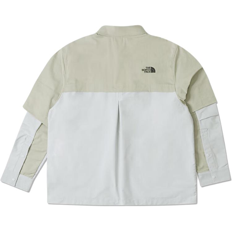 Lookbook The North Face  Gray Colorblock Water-Resistant Outdoor Shirt. NF0A8A8M-0QJ