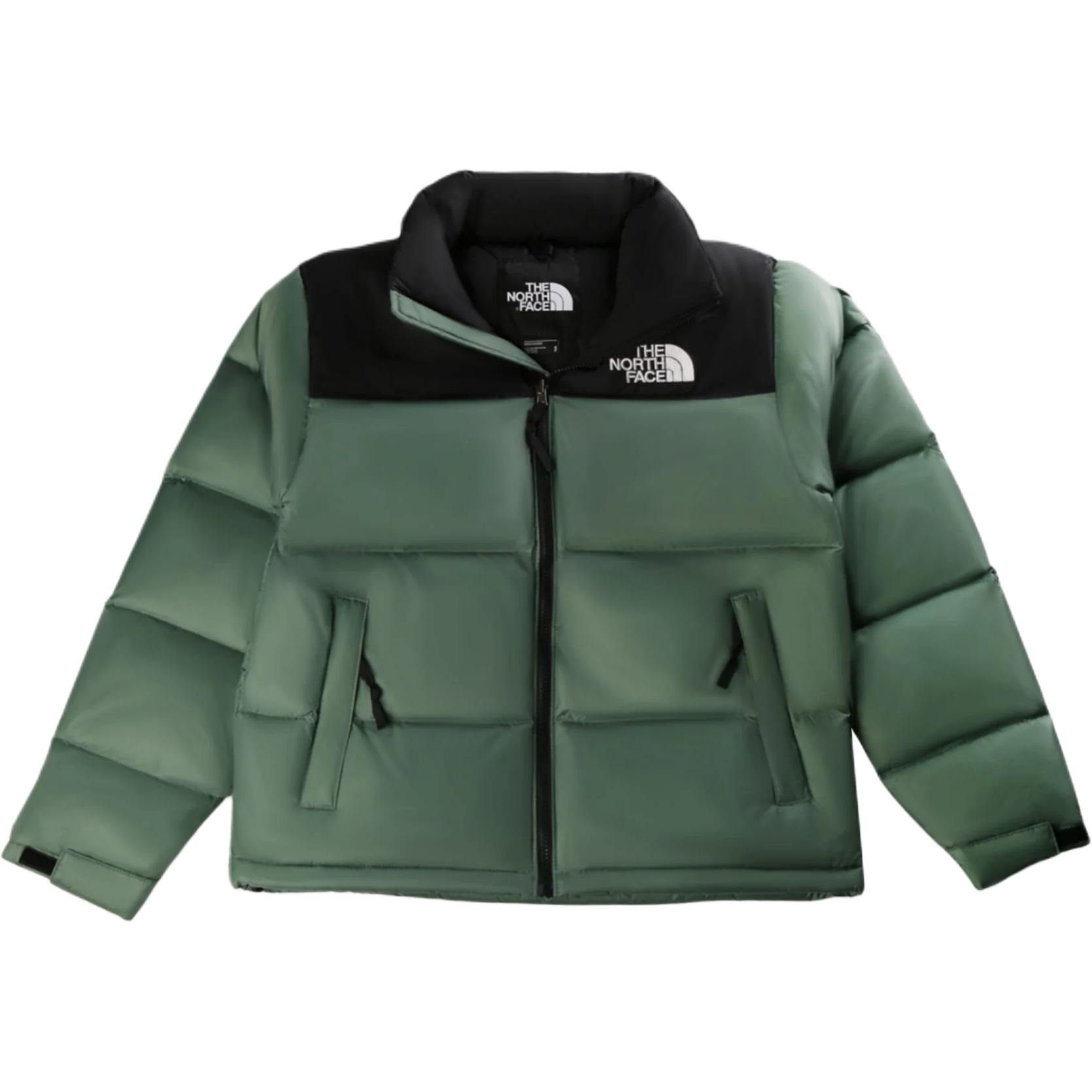 The North Face  Green Logo Zip-Up Jacket Long Sleeve Outerwear. NF0A3C8D-LFW