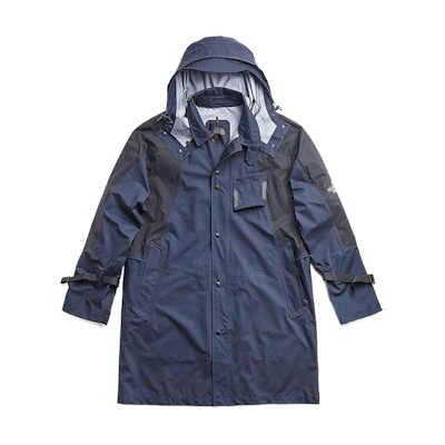 TNF KK GTX Light Coat Blue Logo Breathable Colorblock Jacket. NF0A3VQ3-H2G