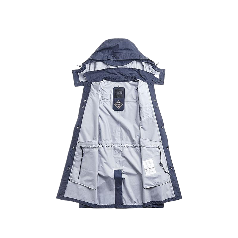 Shop The North Face  KK GTX Light Coat Blue Logo Breathable Colorblock Jacket. NF0A3VQ3-H2G