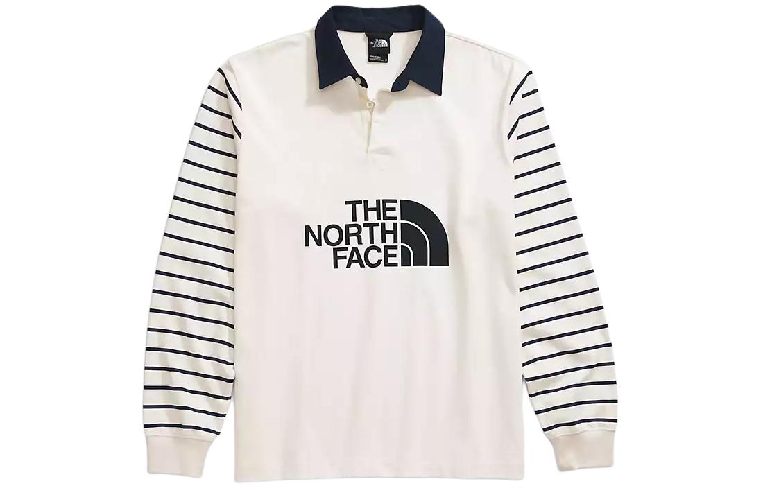Order The North Face  Logo Long Sleeve Casual Striped Shirt - White NF0A8704-SVO