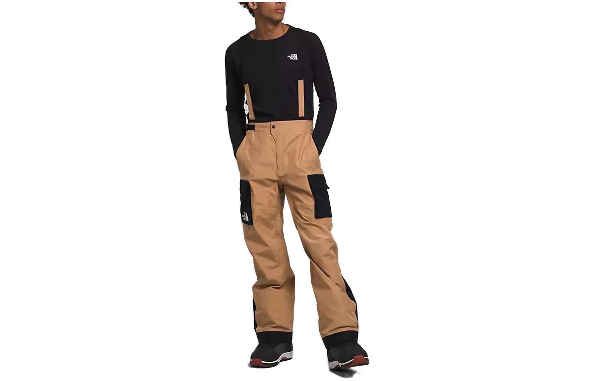 THE NORTH FACE  Loose Fit Detachable Strap Overalls - Almond Butter Yellow NF0A82VA-I0J