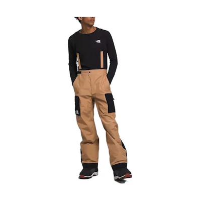 THE NORTH FACE Loose Fit Detachable Strap Overalls - Almond Butter Yellow NF0A82VA-I0J