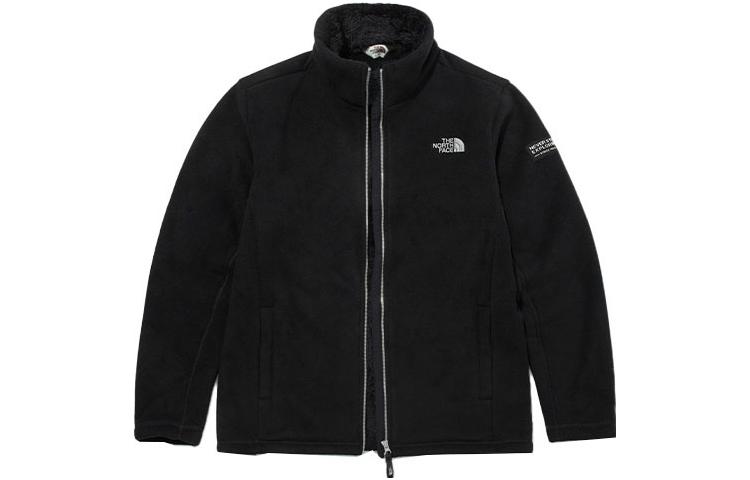 THE NORTH FACE  Loyalton Logo Fleece Zip Jacket Black NJ4FM54J