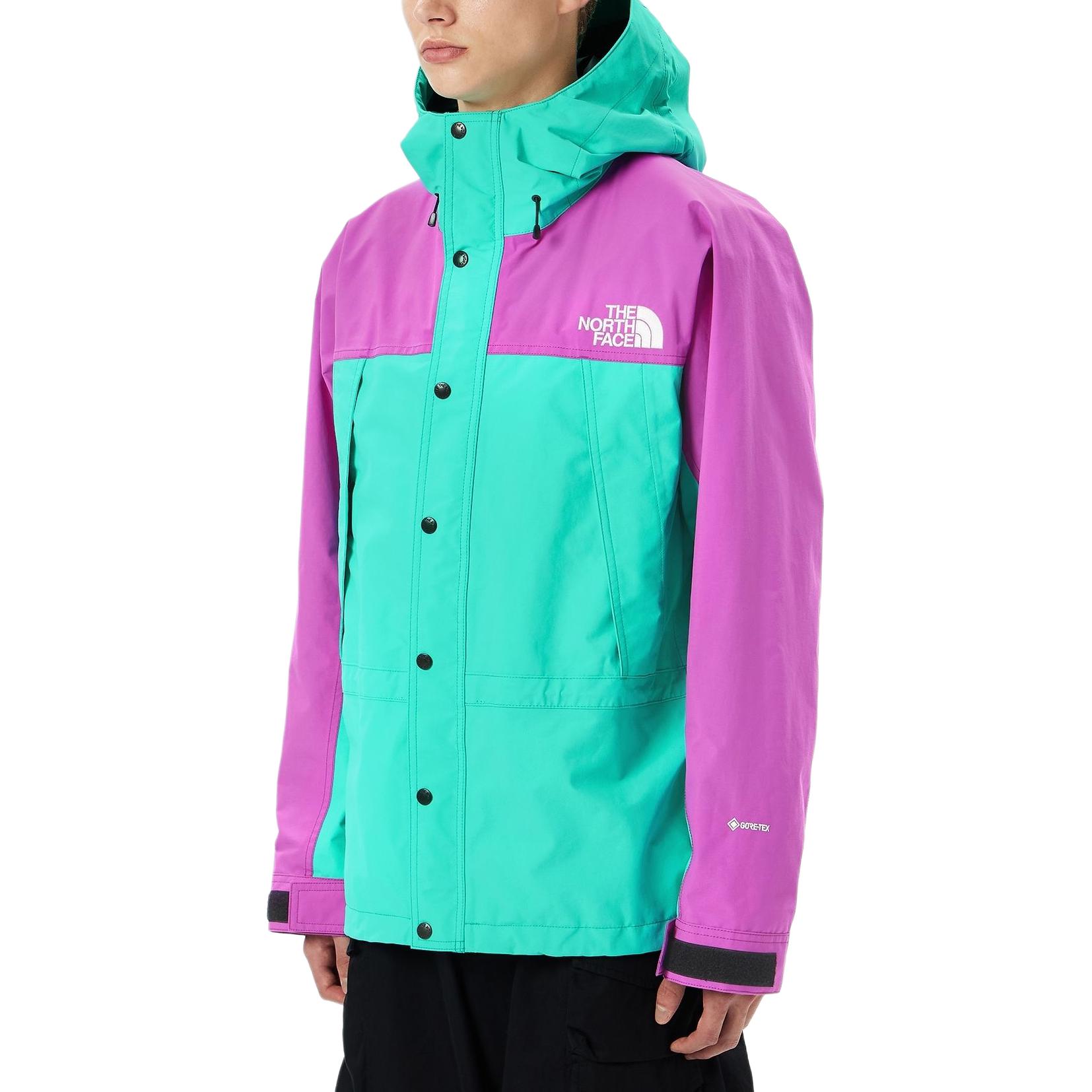 TNF  Multicolor Logo Print Colorblock Hooded Zip Jacket. NP62236-AQ 圖 7