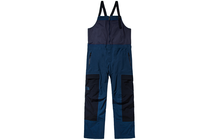THE NORTH FACE  Outdoor Waterproof Breathable Suspender Pants Blue NF0A4QXHSG5