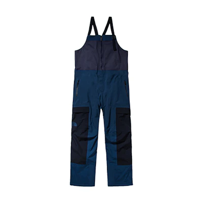 THE NORTH FACE Outdoor Waterproof Breathable Suspender Pants Blue NF0A4QXHSG5