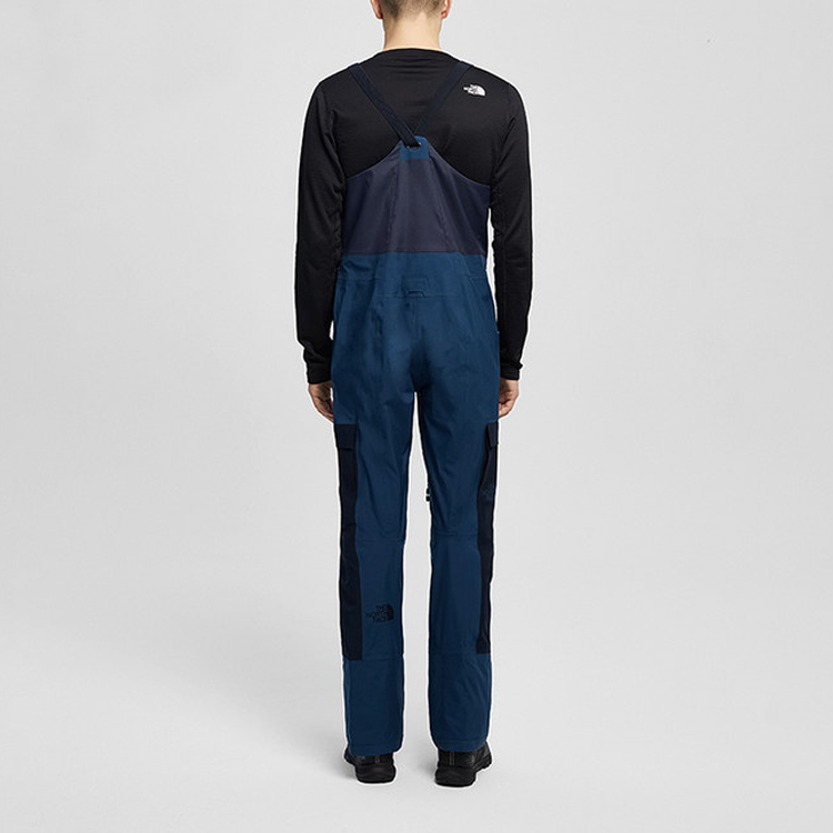 Shop THE NORTH FACE Celana Outdoor Tahan Air & Bernapas dengan Suspender Biru NF0A4QXHSG5