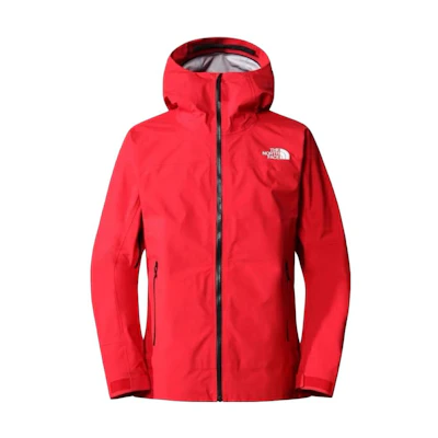 TNF Red Logo Print Hooded Jacket NF0A7UTE-682