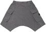 Lookbook The North Face Solid Color Zip-Front Casual Shorts Gray NF0A8865-0UZ