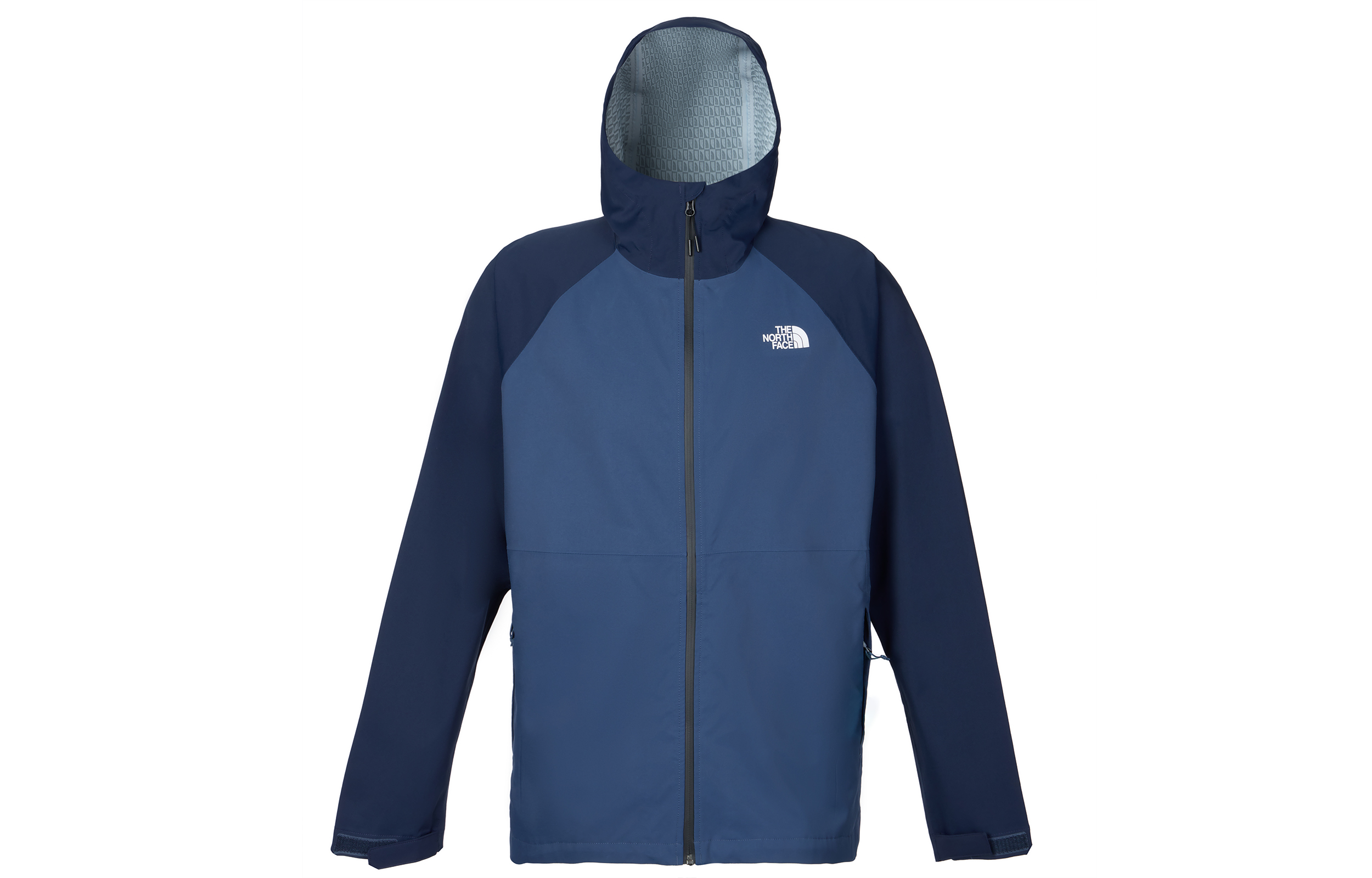 Buy 北面Logo印花蓝色连帽夹克 NF0A7ZXI-96P