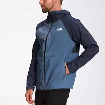 北面Logo印花蓝色连帽夹克 NF0A7ZXI-96P Shop 北面Logo印花蓝色连帽夹克 NF0A7ZXI-96P