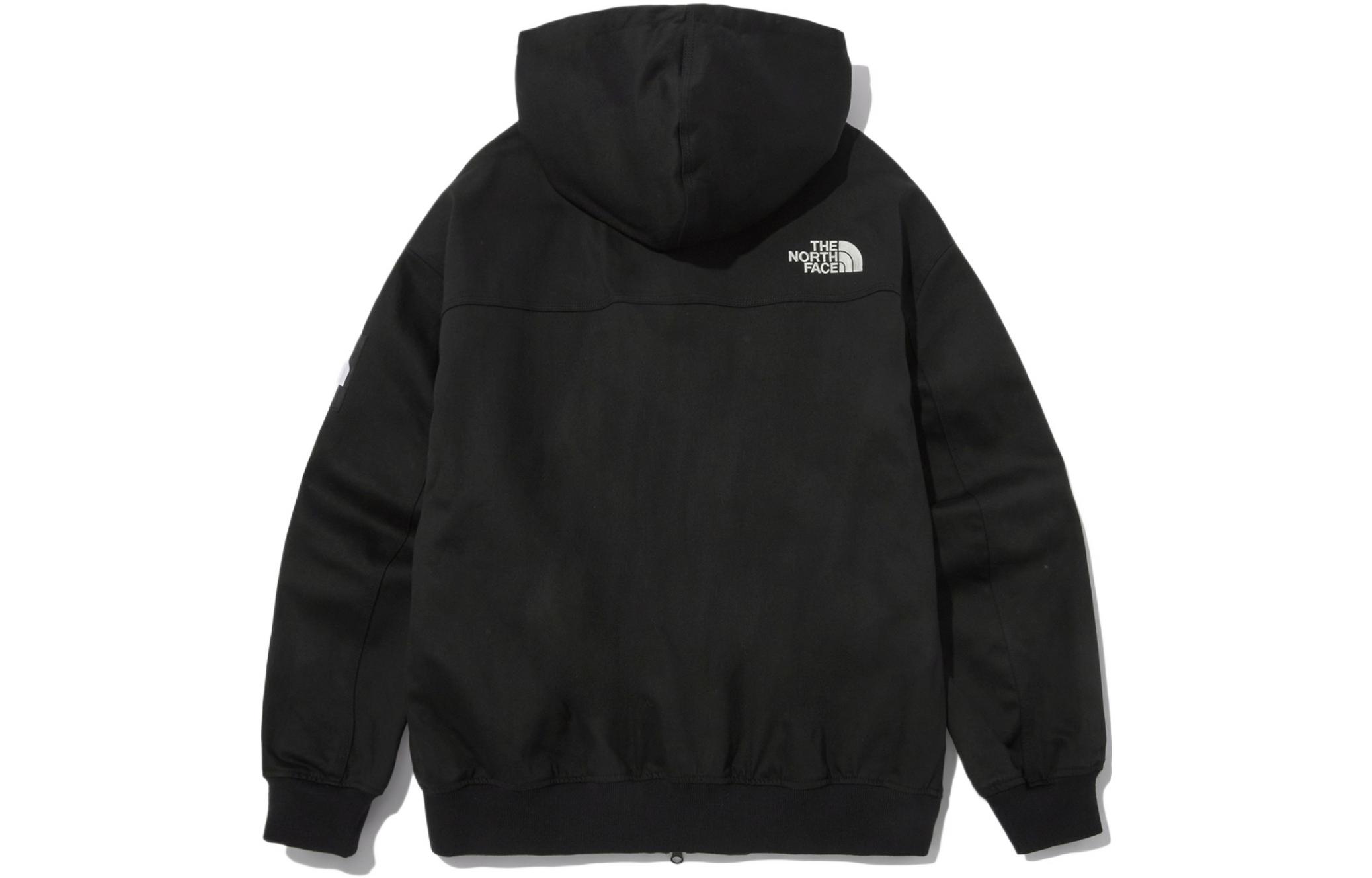 THE NORTH FACE  Solid Logo Zip-Up Hoodie Sweatshirt Dark Black. NJ3BP04J 圖 3