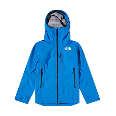 TNF Solid Pocket Logo Waterproof Zip Jacket - Blue NF0A4ANI-T4S