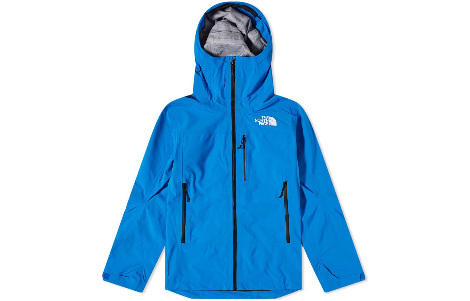 TNF  Solid Pocket Logo Waterproof Zip Jacket - Blue NF0A4ANI-T4S 圖 2