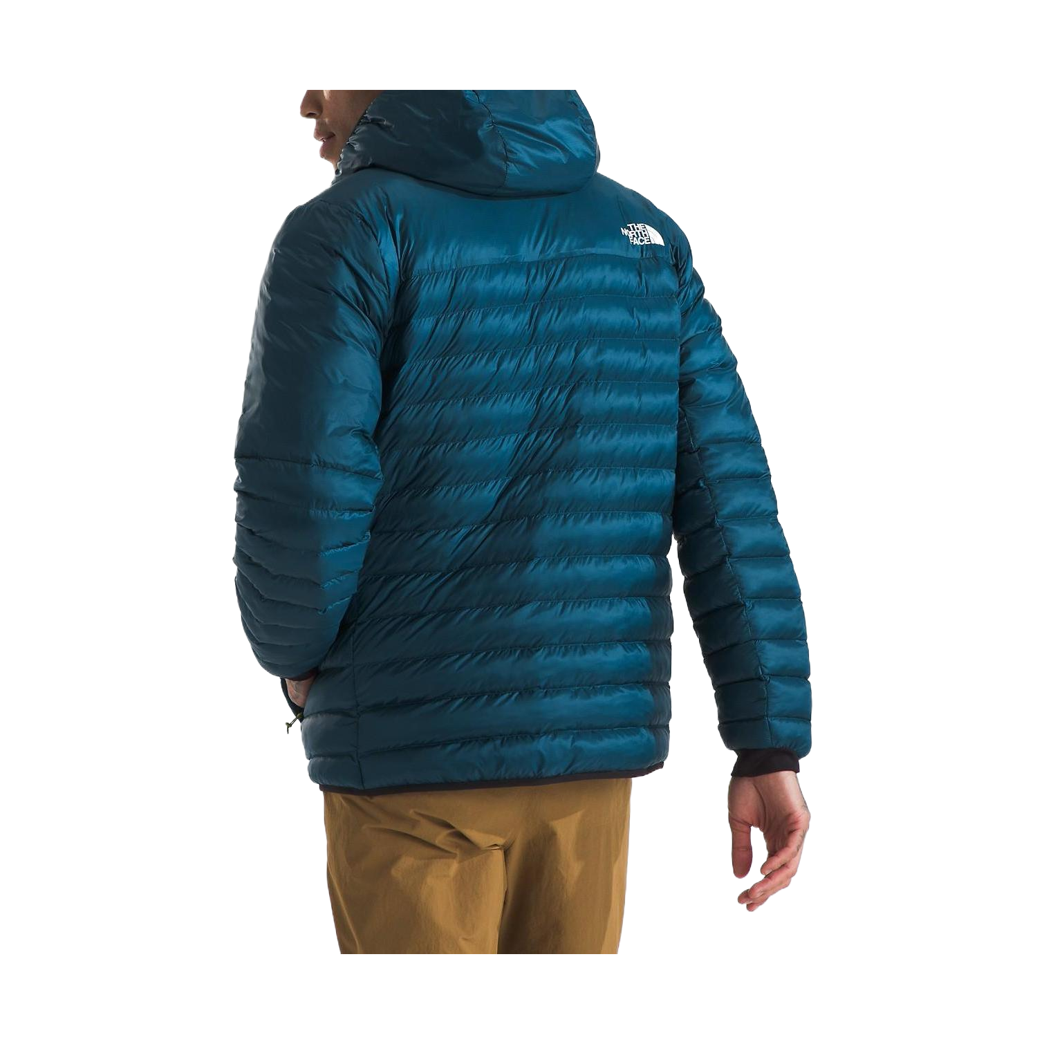 Shop The North Face Terra Peak 防風連帽外套 藍色. NF0A88TV-1NO