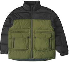 The North Face Urban Exploration Green Puffer Down Jacket with Stand Collar. NF0A89TA-TKO The North Face Urban Exploration Green Puffer Down Jacket with Stand Collar. NF0A89TA-TKO
