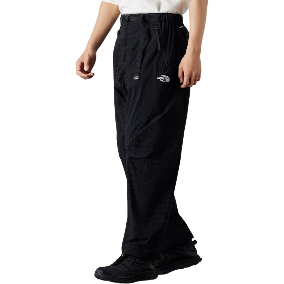 Shop The North Face 黑色防風防曬休閒寬鬆長褲 NF0A8A8F-JK3