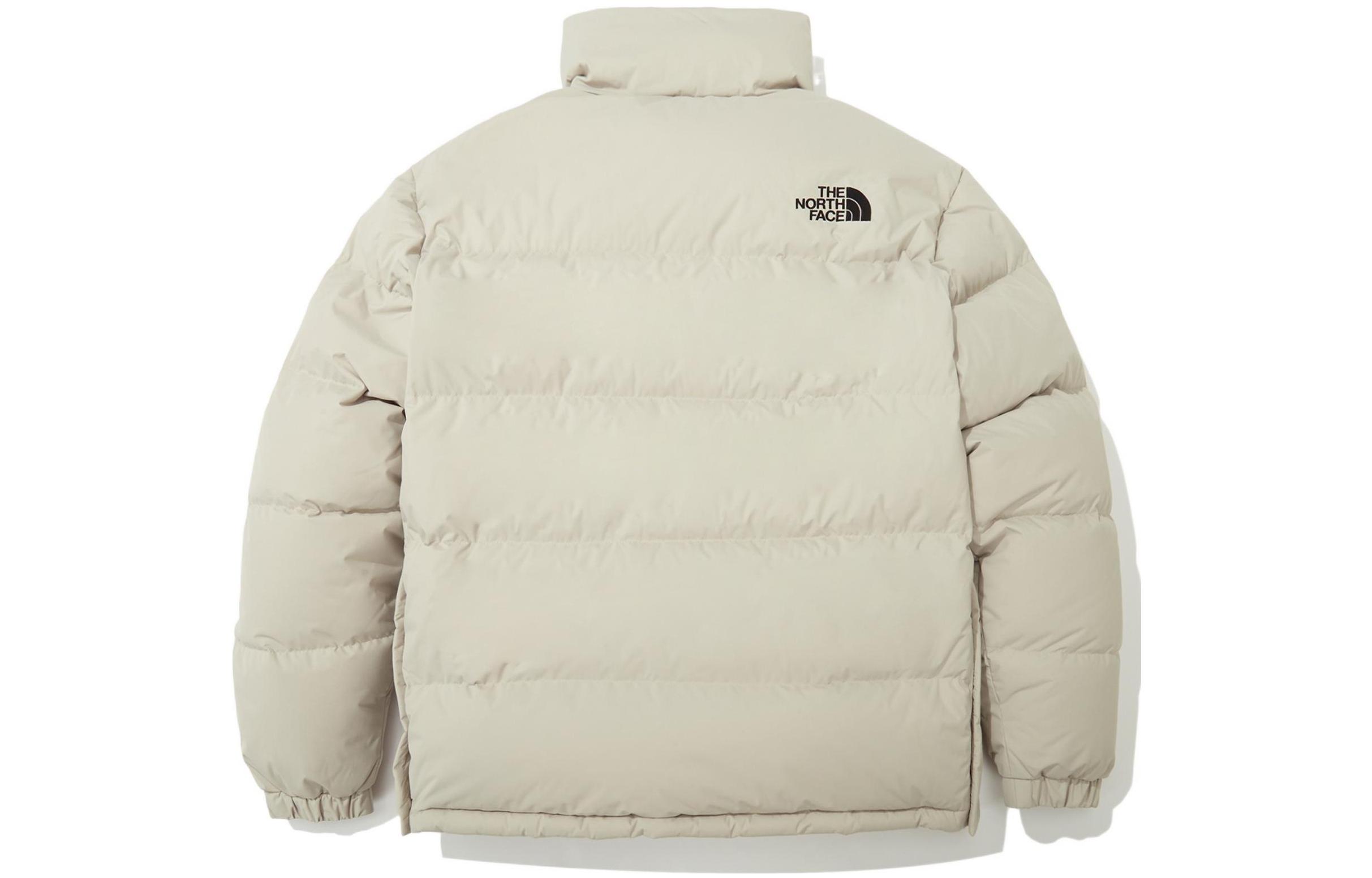 TNF  Winter Puffer Jacket Beige with Logo and Zipper Design. NJ1DN61L 圖 3