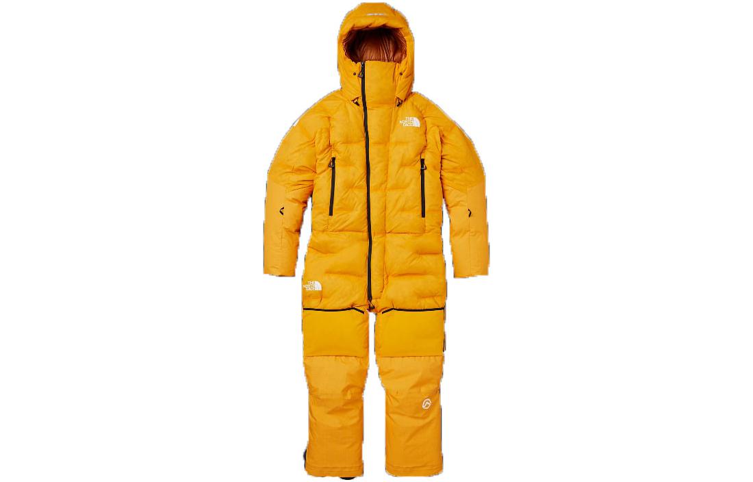 Lookbook 北面黄色连体衣带纯色徽标印花 NF0A4ANF-56P