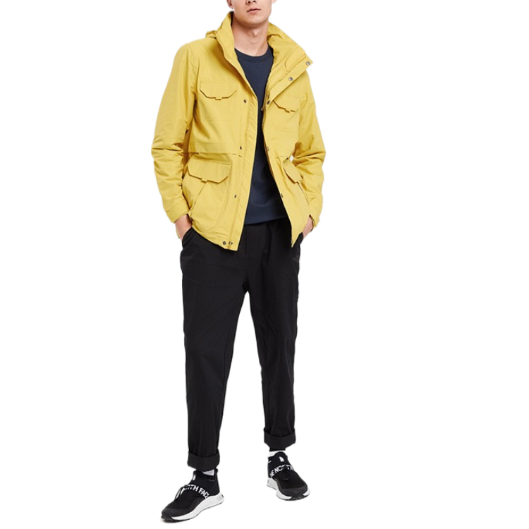 TNF  Yellow Waterproof Hooded Outdoor Jacket with Multiple Pockets. NF0A4979-ZBJ 圖 4