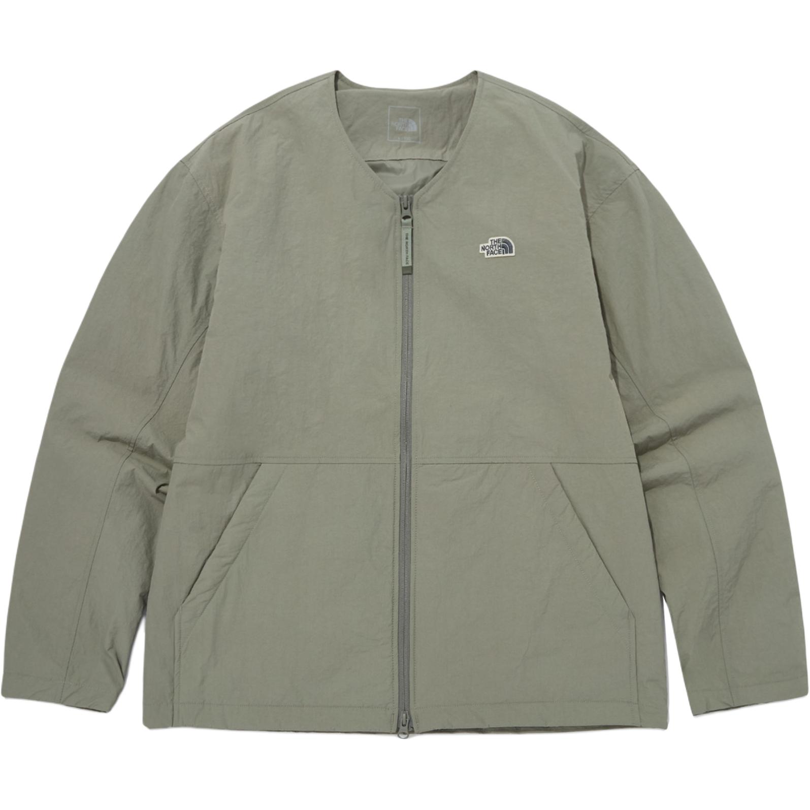 TNF Acampo Green V-Neck Casual Jacket NJ3NQ00C