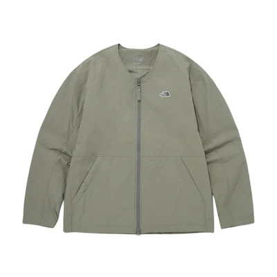 TNF Acampo Green V-Neck Casual Jacket NJ3NQ00C