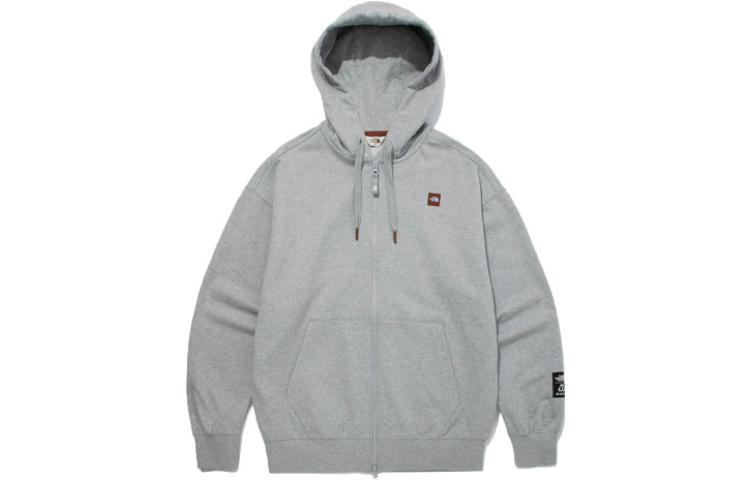 TNF Acampo Solid Logo Fleece Snap Jacket Men’s Light Gray NJ5JM53K
