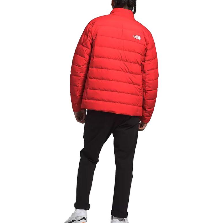 Shop THE NORTH FACE Aconcagua 3 Chaqueta Roja con Cremallera y Estampado de Letras NF0A84HZ-15Q