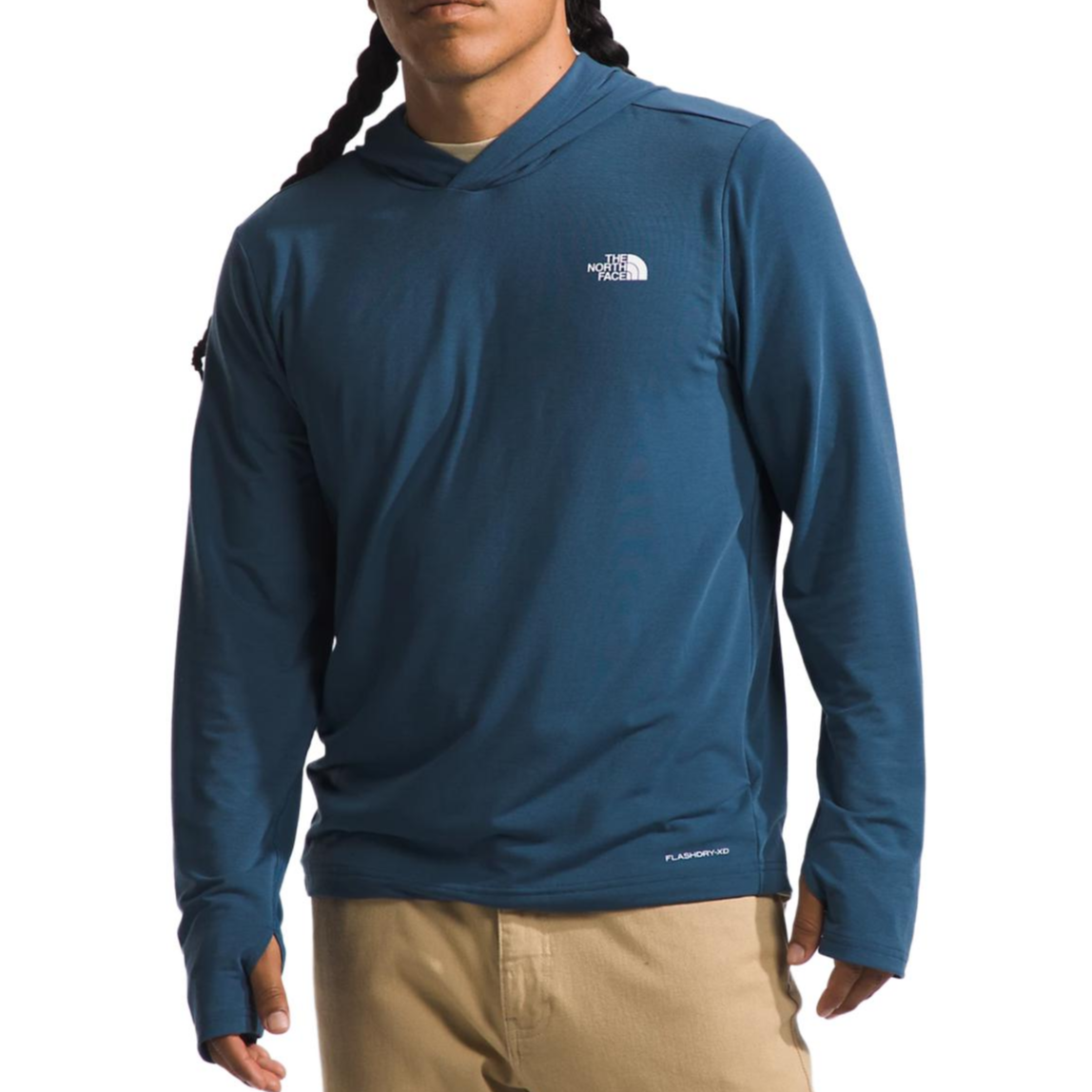 TNF Adventure Sun Outdoor Sweatshirt Dark Blue Durable Comfort NF0A86R8-HDC