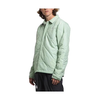 TNF Afterburner Insulated Flannel Zip Jacket Green NF0A82V3-I0G