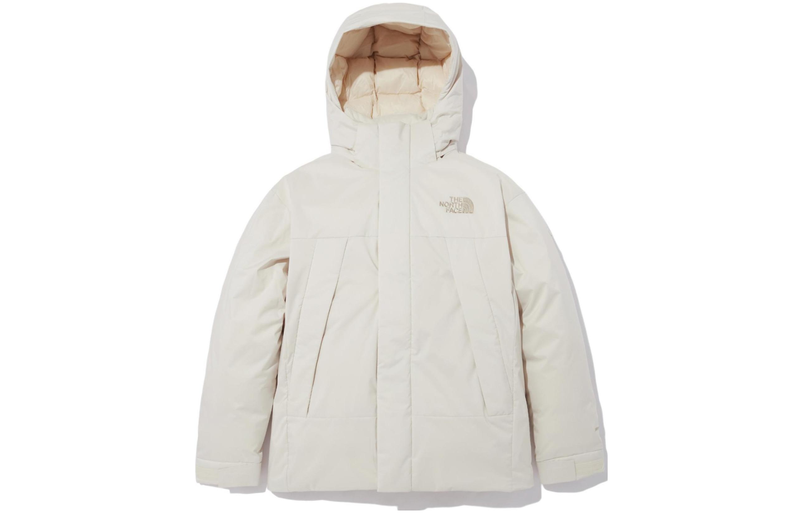 TNF Air Heat Waterproof Down Jacket Unisex Cream White NJ2DN50C