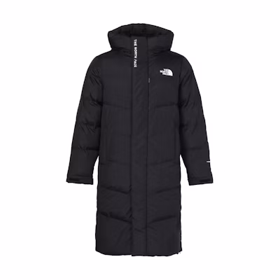 TNF Alcan Unisex Black Long Parka Jacket NC3NM50J