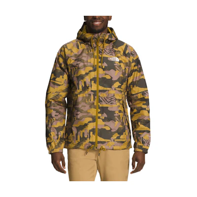 TNF All-Over Print Hooded Jacket with Zipper & Drawstring NF0A7WS5-9B1