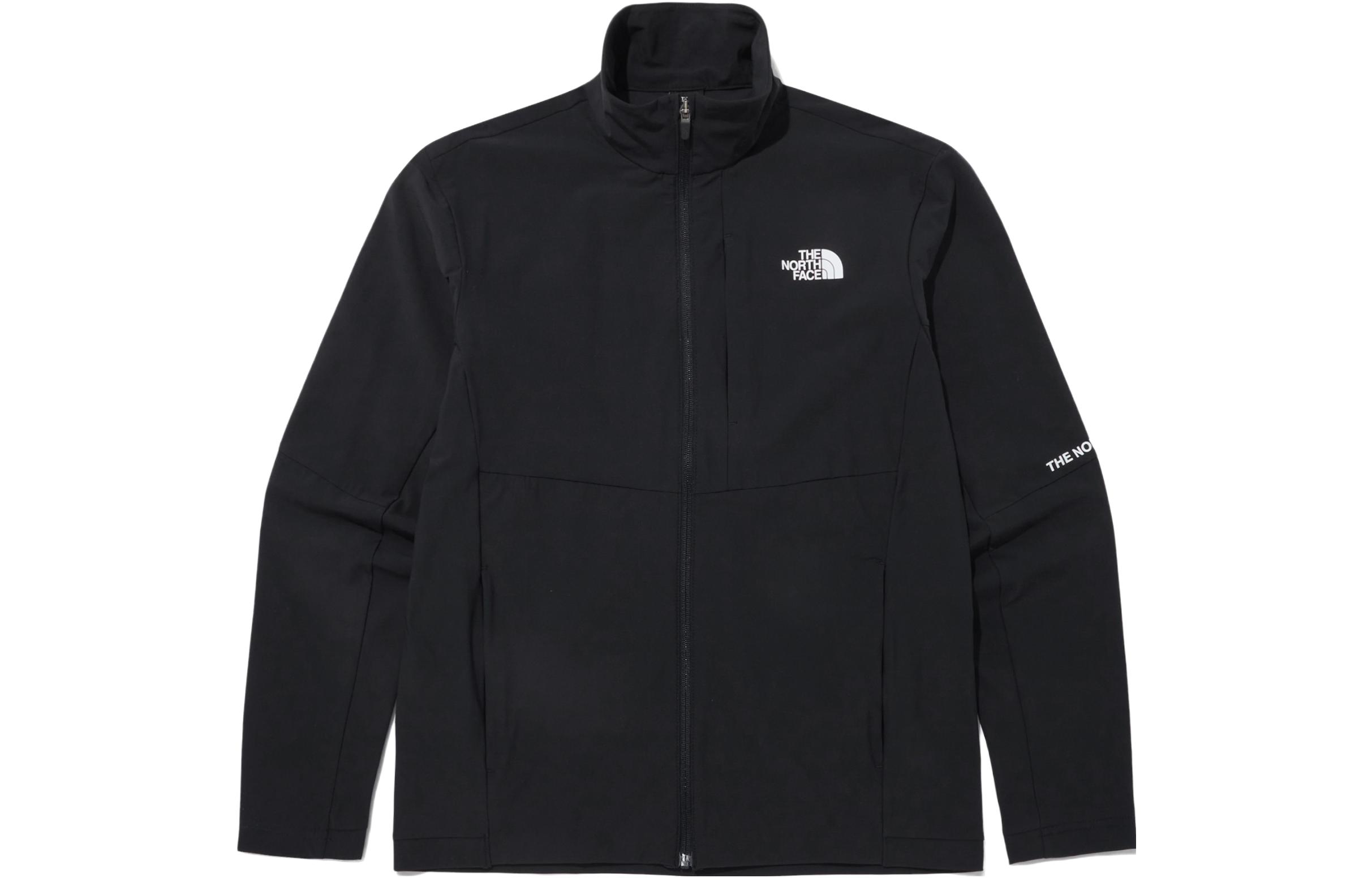 TNF All Train Solid Zip-Up Jacket Unisex Black NJ5JP20A