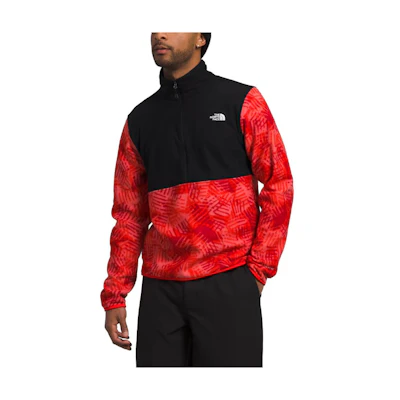 TNF Alpine Polartec 100 ½-Zip Retro Jacket Red Outdoor Pullover NF0A7ZX7-OT4