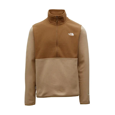 TNF Alpine Polartec® 100 Retro Colorblock Logo Zip Jacket Brown NF0A7ZXQ-QV3